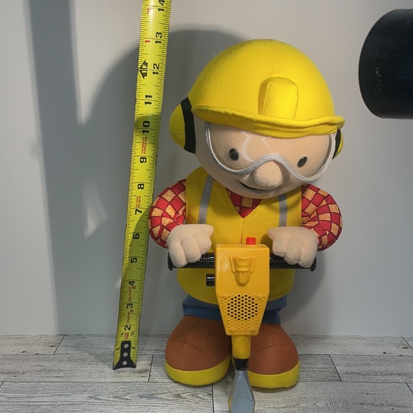 Vintage 2001 Bob The Builder Hasbro Talking! Shaking! Jackhammer! - Picture 10 of 10